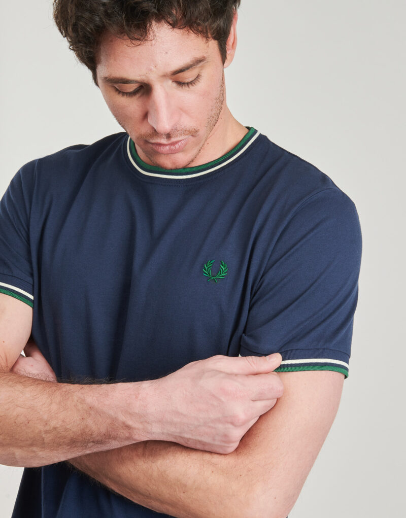 Fred Perry T-shirt con doppia riga M1588