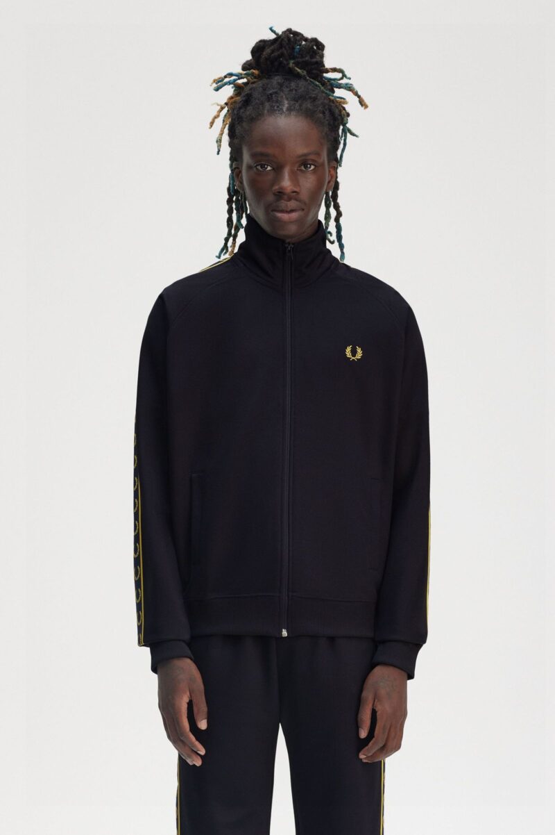 FRED PERRY Track jacket con fettuccia a contrasto