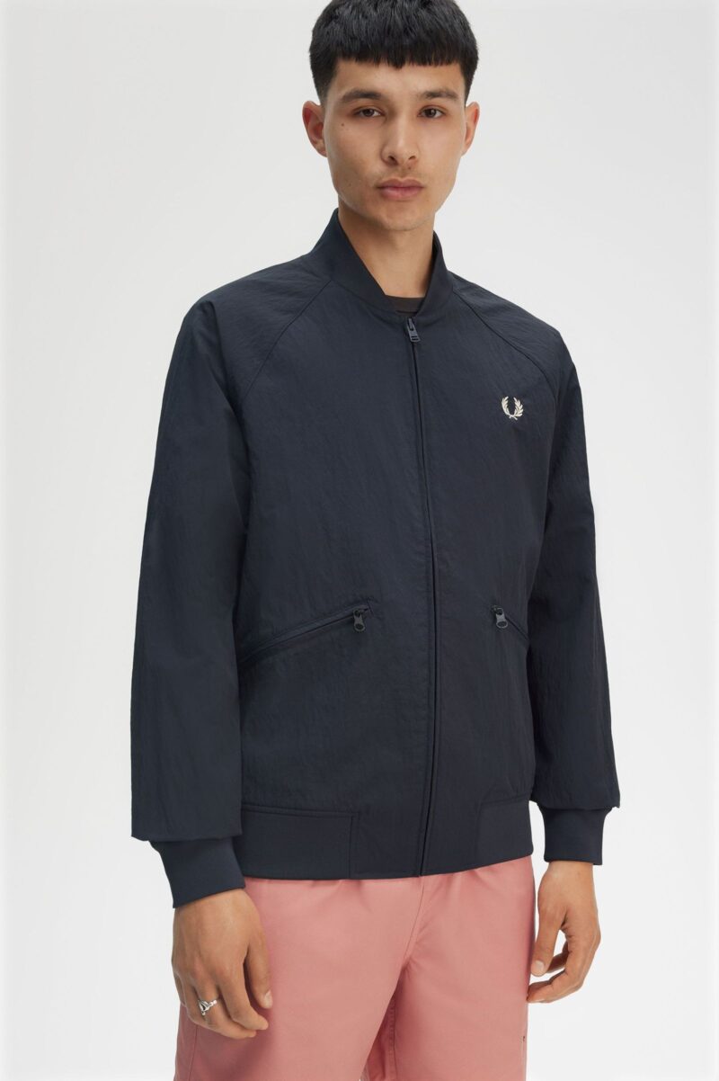 Bomber da tennis textured FRED PERRY