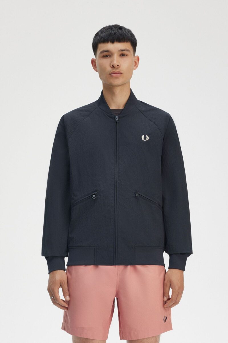 Bomber da tennis textured FRED PERRY