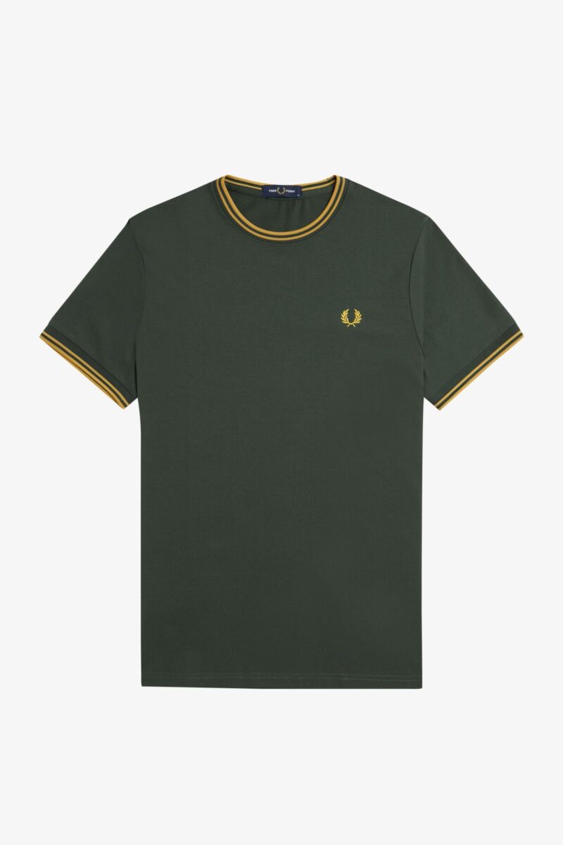 Fred Perry T-shirt con doppia riga M1588