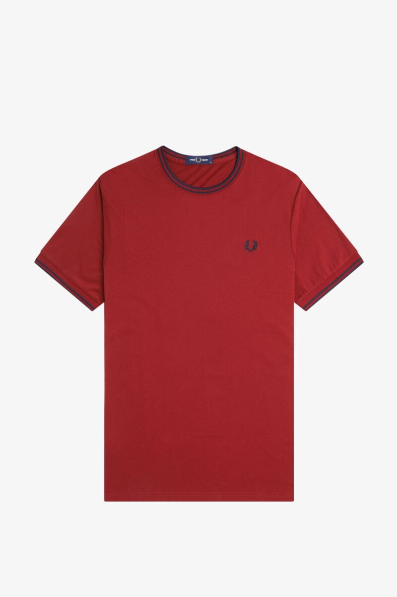 Fred Perry T-shirt con doppia riga M1588