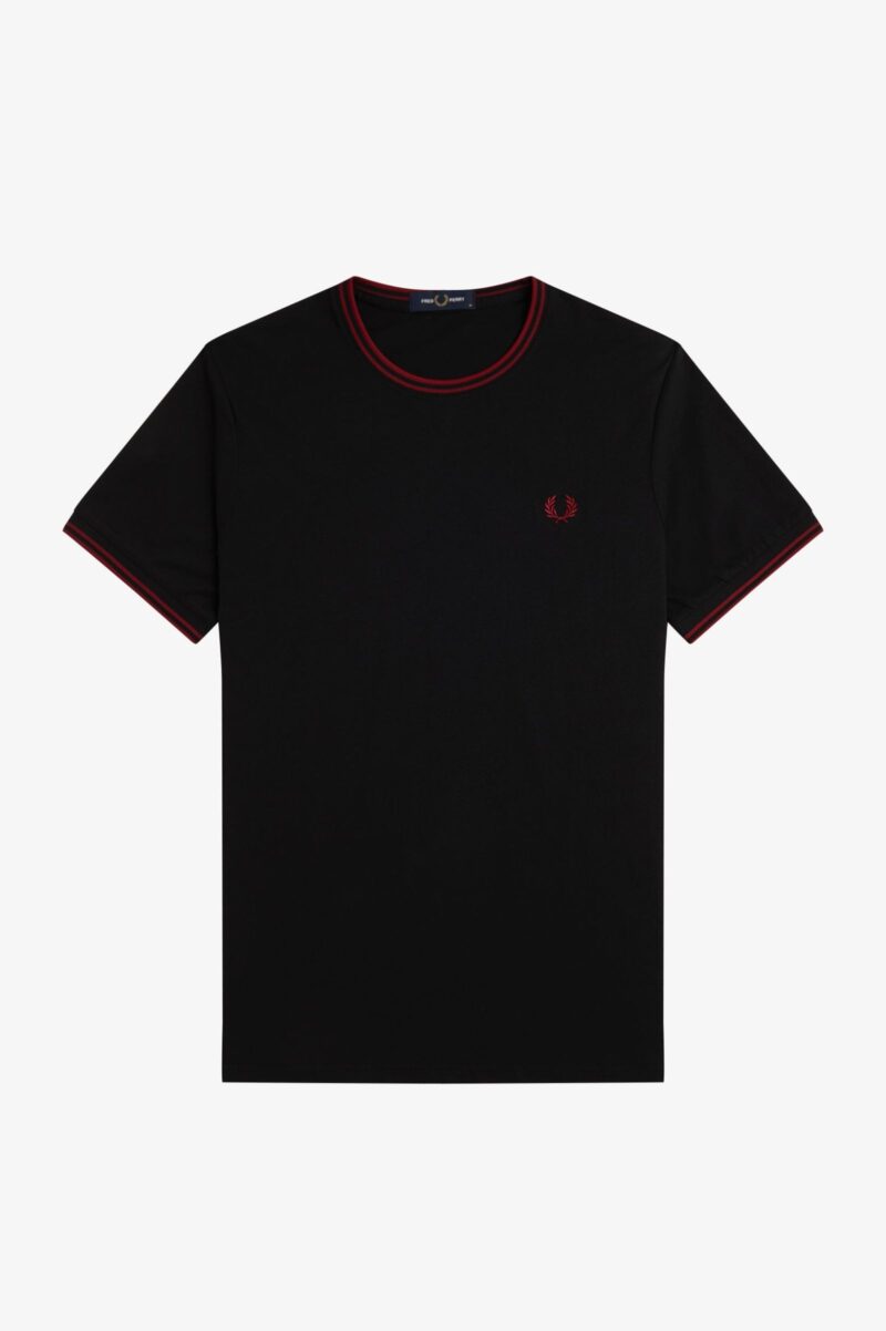 Fred Perry T-shirt con doppia riga M1588