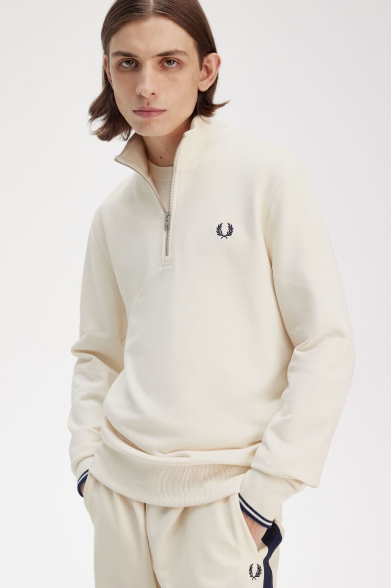 FRED PERRY  Felpa a mezza zip