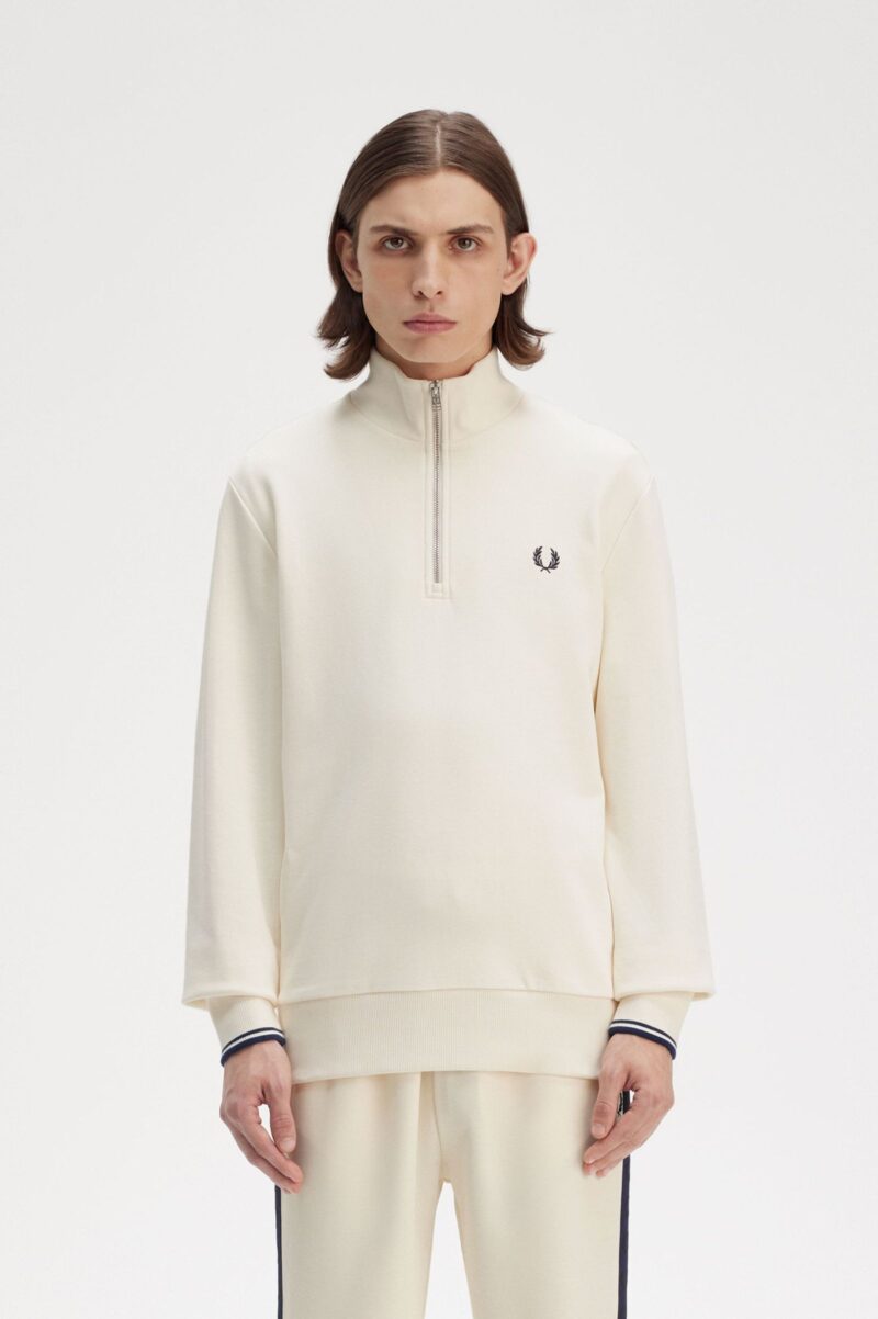 FRED PERRY  Felpa a mezza zip