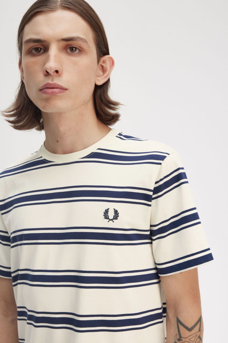 Fred Perry T-shirt a righe sottili M9851