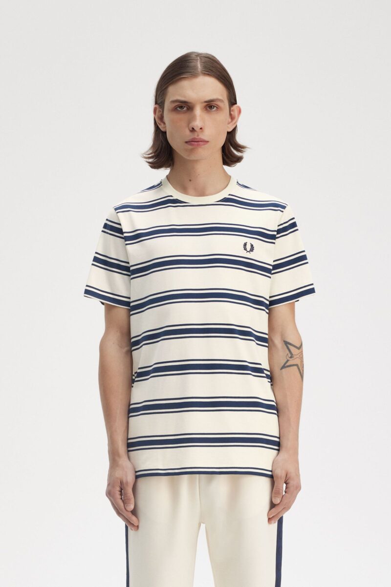 Fred Perry T-shirt a righe sottili M9851