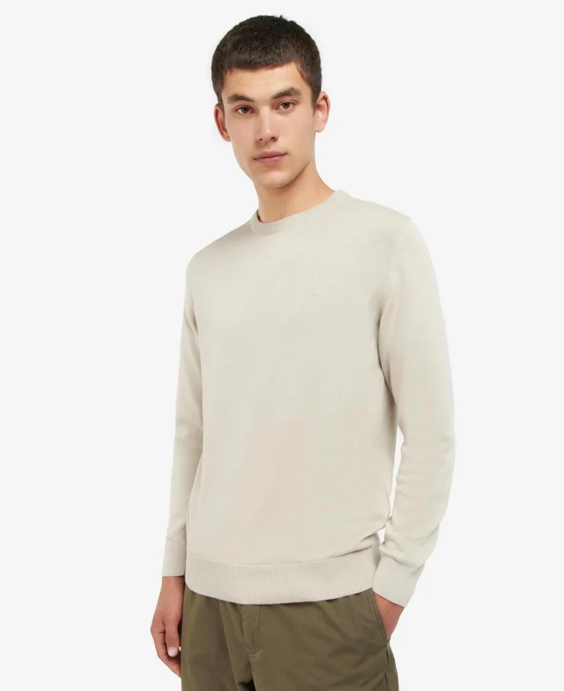 Barbour Maglione girocollo in cotone Pima