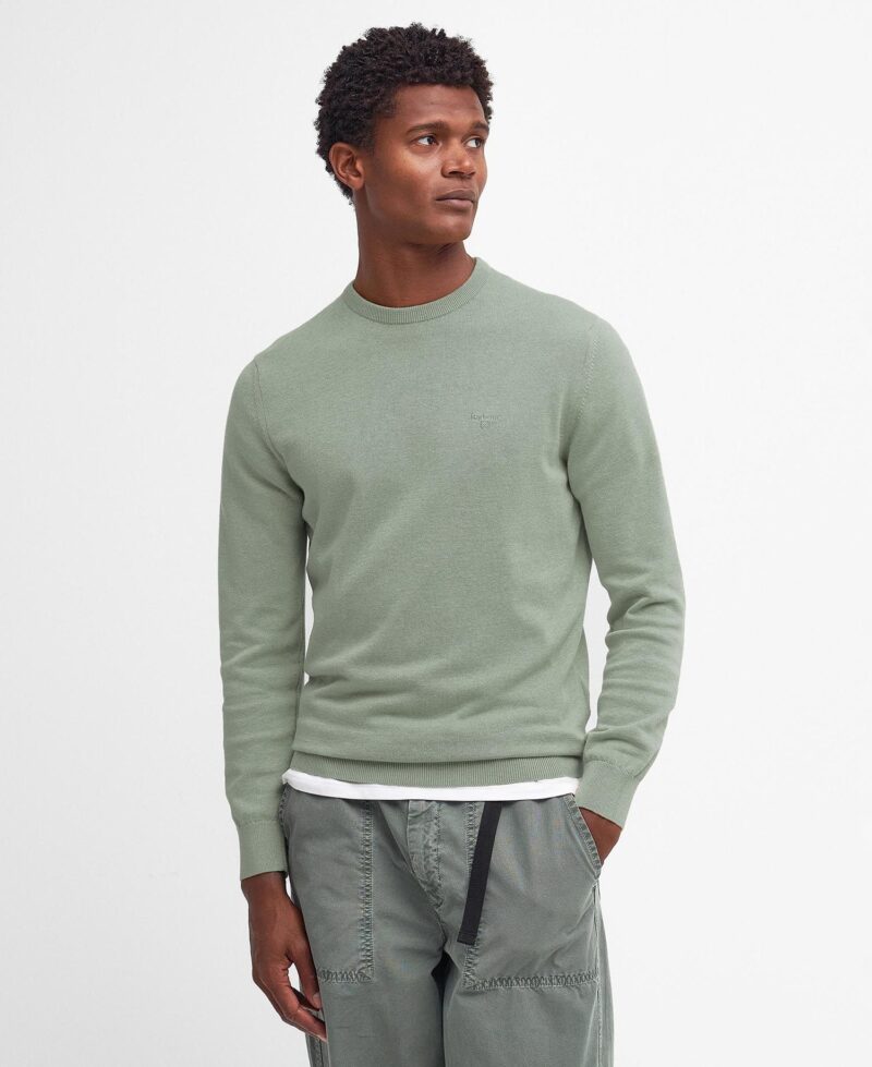 Barbour Maglione girocollo in cotone Pima