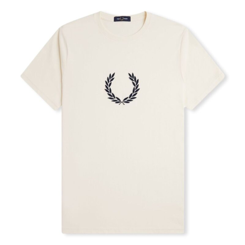 Fred Perry T-Shirt Textured Laurel Wreath M8587